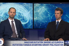 Hangya Balázs és Bőhm Gergely az M1-en az új ERC-nyertesekről