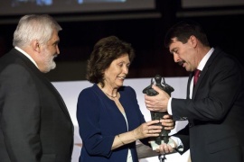 É. Kiss Katalin akadémikus, nyelvész kapta a Bolyai-díjat