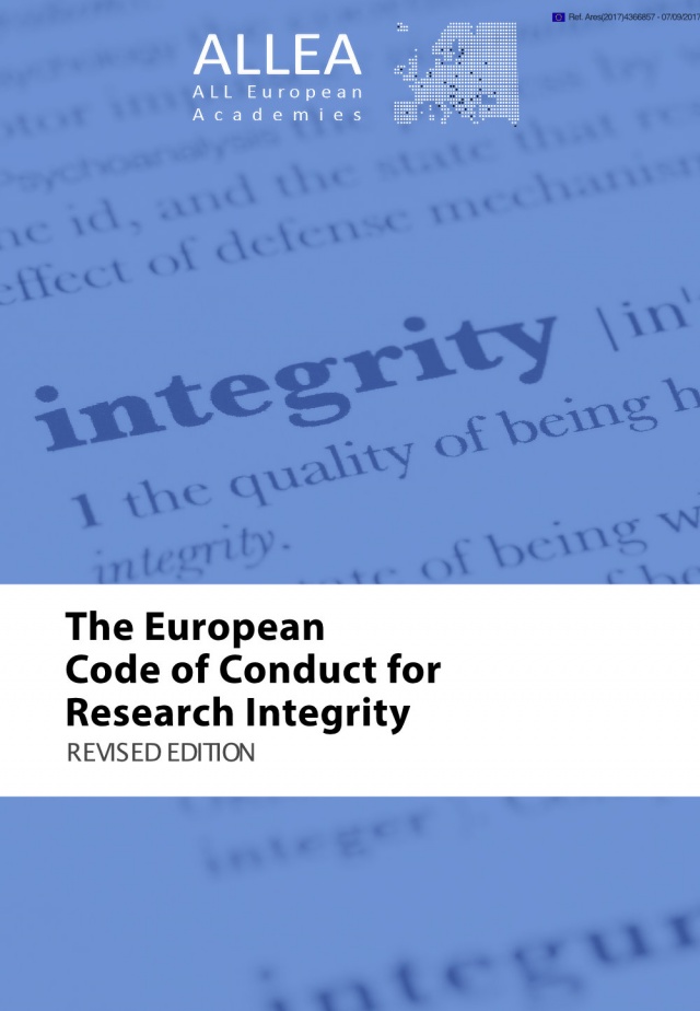  európai kutatói integritással foglalkozó magatartási kódex