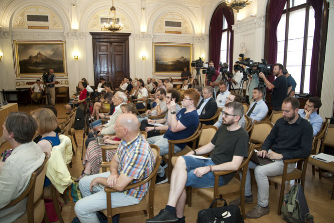 Nemzetközi sajtótájékoztatón ismertette Lovász László az Akadémia és a kutatóhálózat helyzetét