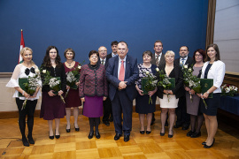 Főtitkári elismerések az Akadémia szolgálatában végzett munkáért