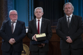 Roósz András akadémikus  kapta a Gábor Dénes-életműdíjat
