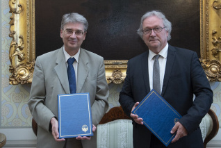Signing ceremony: The President of the Lithuanian Academy of Sciences visited MTA to sign the renewal of the bilateral agreement between the two academies