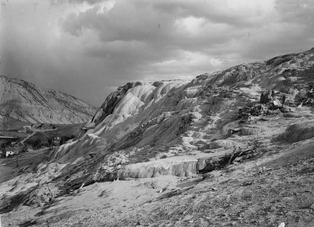 Yellowstone-park. Jupiter a Mammoth-hot-Springs csoportban, USA, 1912.IX.3.