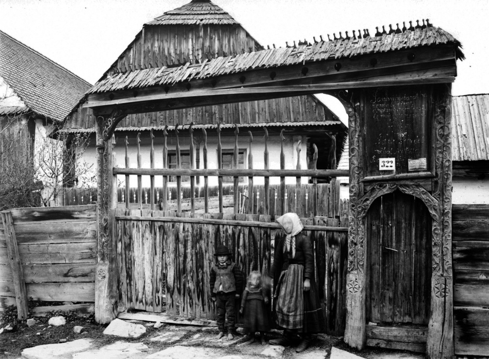 Kápolnásfalu. Székelykapu. Udvarhely vármegye, Magyarország, 1914.V.3.