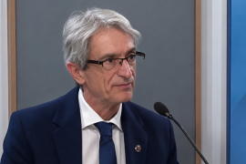 Pósfai Mihály, a Magyar Tudományos Akadémia megválasztott elnöke az InfoRádió Aréna című műsorában