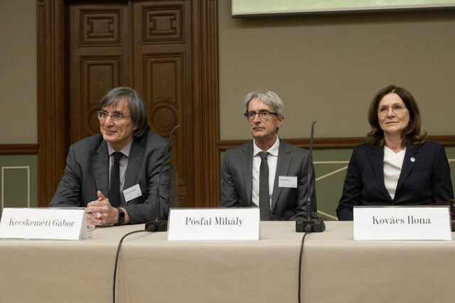 Az MTA új vezetőinek sajtótájékoztatója