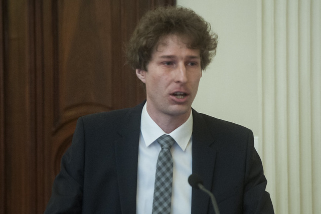 Hartmann Bálint az EASAC energia és környezetvédelmi paneljeinek 2018-as, közös budapesti ülésén