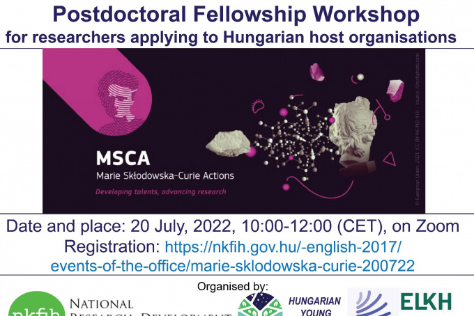 Marie Skłodowska-Curie Akciók – Posztdoktori ösztöndíj online workshop – angol nyelven