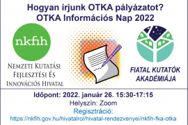 NKFIH-FKA OTKA Információs Nap 2022