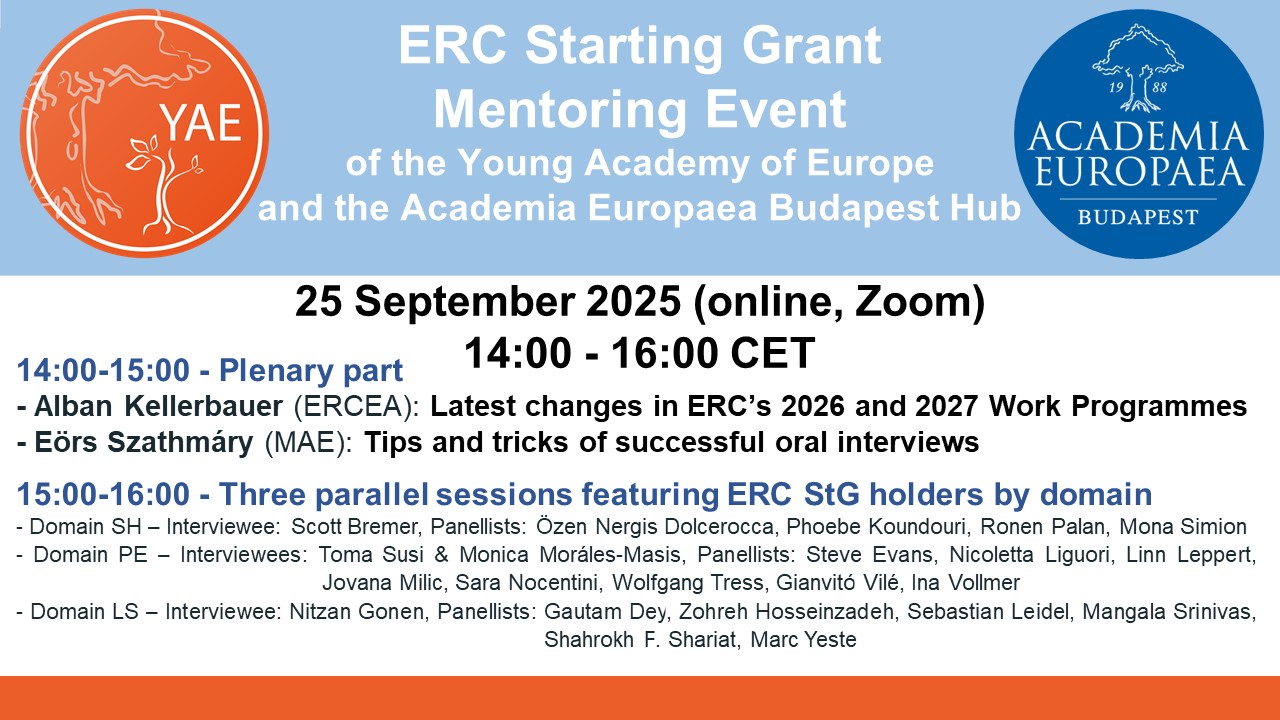 '5th ERC Starting Grant Mentoring Event - Focus on the Oral Interview Process