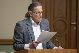 Zoltán Gábor székfoglaló előadása