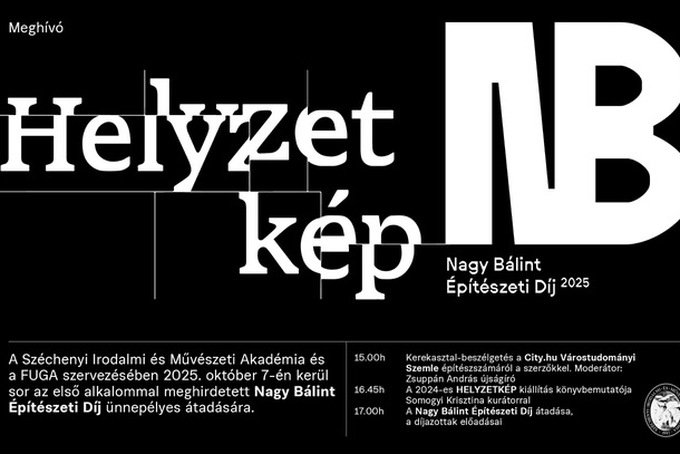 Nagy Bálint Építészeti Díj 2025