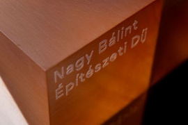 Felhívás fiatal építészek elismerésére alapított 2026. évi Nagy Bálint Építészeti-díjra történő felterjesztésreterjesztésre