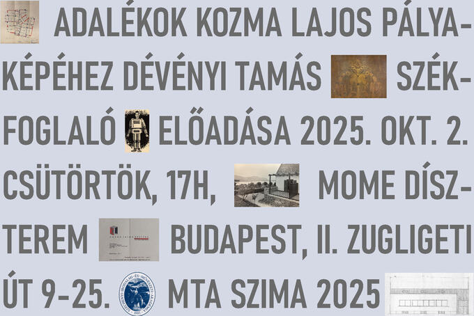 Dévényi Tamás székfoglaló előadása