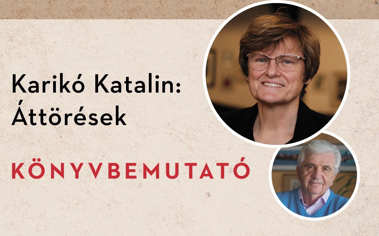 'Karikó Katalin önéletrajzi könyvének bemutatója